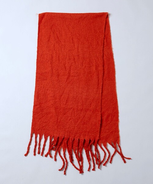 FREAK'S STORE(フリークスストア)の「ソリッド ボリューム マフラー(マフラー・メンズ・その他7/ブラック/ブラウン/オレンジ/ベージュ・フリ-)」の6枚目の写真