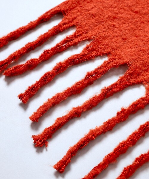 FREAK'S STORE(フリークスストア)の「ソリッド ボリューム マフラー(マフラー・メンズ・その他7/ブラック/ブラウン/オレンジ/ベージュ・フリ-)」の7枚目の写真