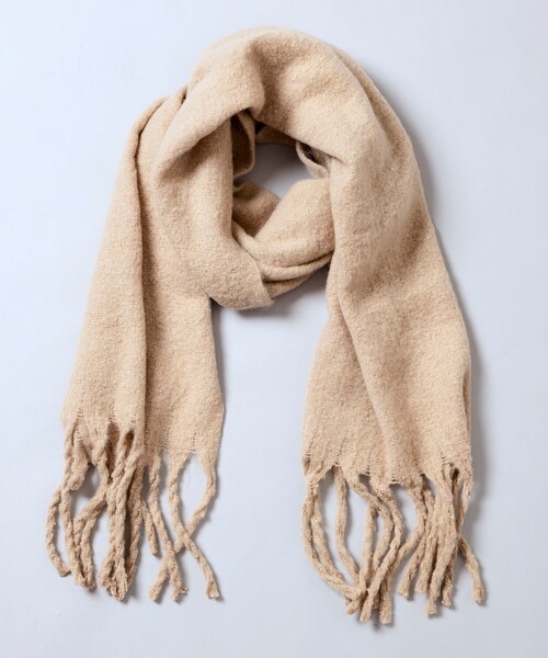 FREAK'S STORE(フリークスストア)の「ソリッド ボリューム マフラー(マフラー・メンズ・その他7/ブラック/ブラウン/オレンジ/ベージュ・フリ-)」の14枚目の写真