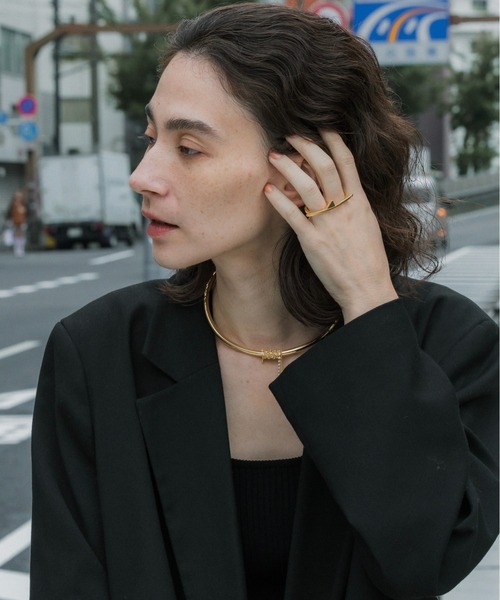 loni(ロニ)の「Triangle Double Ring(リング・レディース・シルバー/ゴールド・FREE)」の5枚目の写真
