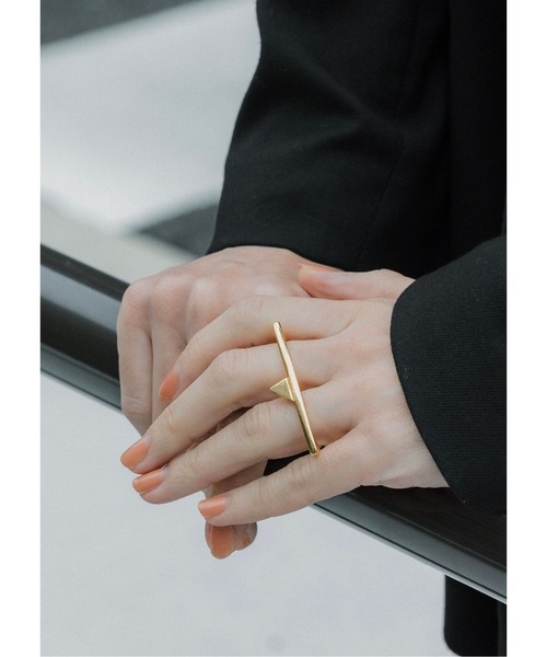 loni(ロニ)の「Triangle Double Ring(リング・レディース・シルバー/ゴールド・FREE)」の11枚目の写真