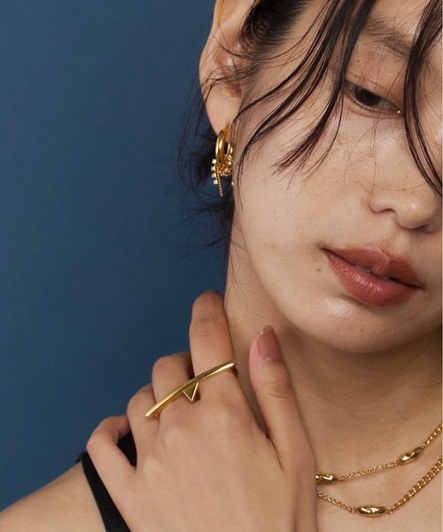 loni(ロニ)の「Triangle Double Ring(リング・レディース・シルバー/ゴールド・FREE)」の18枚目の写真