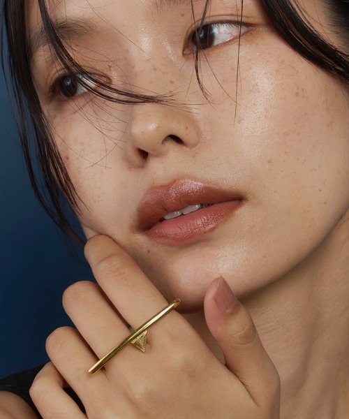 loni(ロニ)の「Triangle Double Ring(リング・レディース・シルバー/ゴールド・FREE)」の16枚目の写真