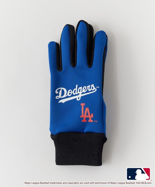 セール】MLB/エムエルビー スマホ対応手袋(ドジャース) スマホ
