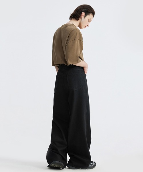 CORPUS TOKYO(コーパス トーキョー)の「ワイド バギー デニムパンツ(デニムパンツ・メンズ・ブラック/グレー・4/3/2/1)」の17枚目の写真