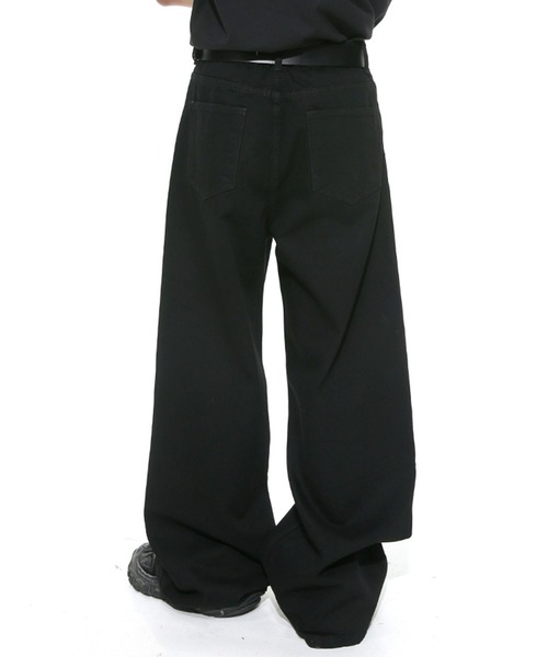 CORPUS TOKYO(コーパス トーキョー)の「ワイド バギー デニムパンツ(デニムパンツ・メンズ・ブラック/グレー・4/3/2/1)」の6枚目の写真