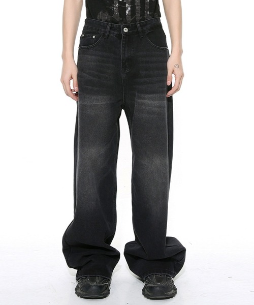CORPUS TOKYO(コーパス トーキョー)の「ワイド バギー デニムパンツ(デニムパンツ・メンズ・ブラック/グレー・4/3/2/1)」の19枚目の写真