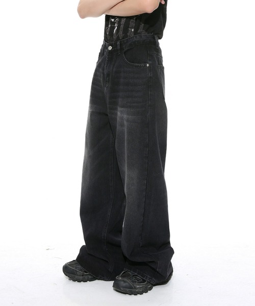 セール】ワイド バギー デニムパンツ（デニムパンツ）｜CORPUS TOKYO