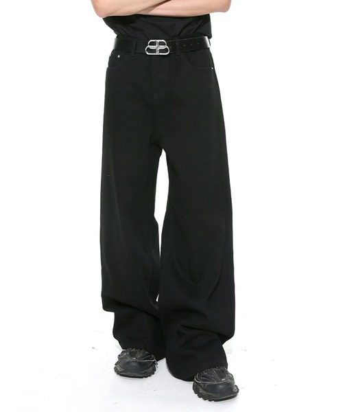 CORPUS TOKYO(コーパス トーキョー)の「ワイド バギー デニムパンツ(デニムパンツ・メンズ・ブラック/グレー・4/3/2/1)」の5枚目の写真