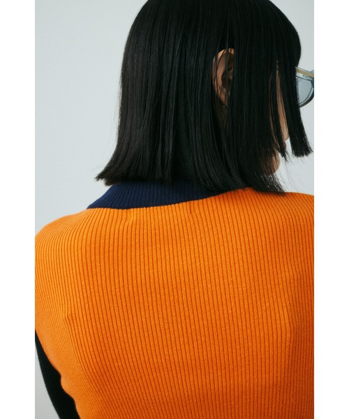HeRIN.CYE(ヘリンドットサイ)の「Color inner tops カラーインナートップス(ニット/セーター・レディース・グレー/ライトグリーン/レッド・FREE)」の16枚目の写真