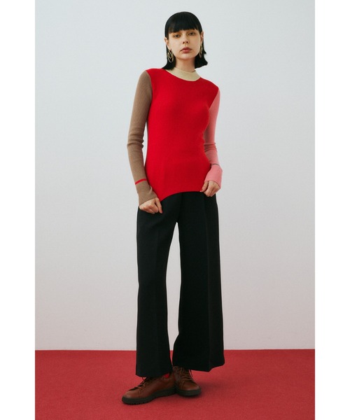 HeRIN.CYE(ヘリンドットサイ)の「Color inner tops カラーインナートップス(ニット/セーター・レディース・グレー/ライトグリーン/レッド・FREE)」の19枚目の写真