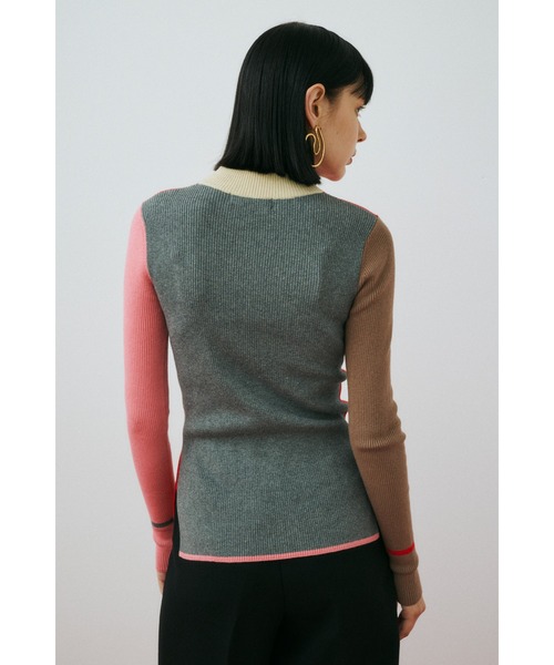 HeRIN.CYE(ヘリンドットサイ)の「Color inner tops カラーインナートップス(ニット/セーター・レディース・グレー/ライトグリーン/レッド・FREE)」の22枚目の写真
