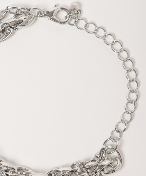 Anui（アニュイ）の「【UNISEX】Wチェーンブレスレット（ブレスレット・レディース・シルバー・FREE）」の6枚目の写真