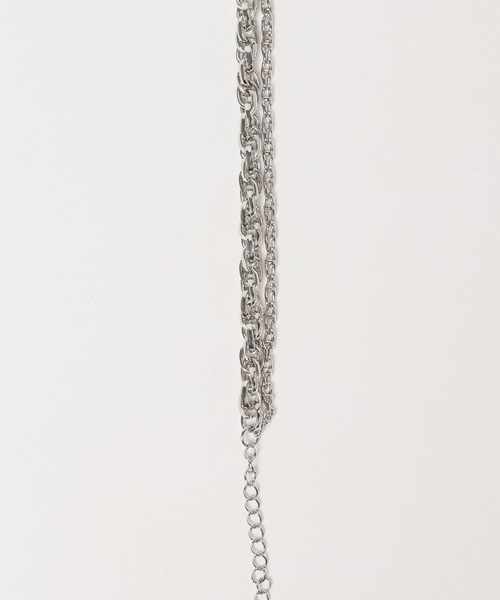 Anui（アニュイ）の「【UNISEX】Wチェーンブレスレット（ブレスレット・レディース・シルバー・FREE）」の7枚目の写真