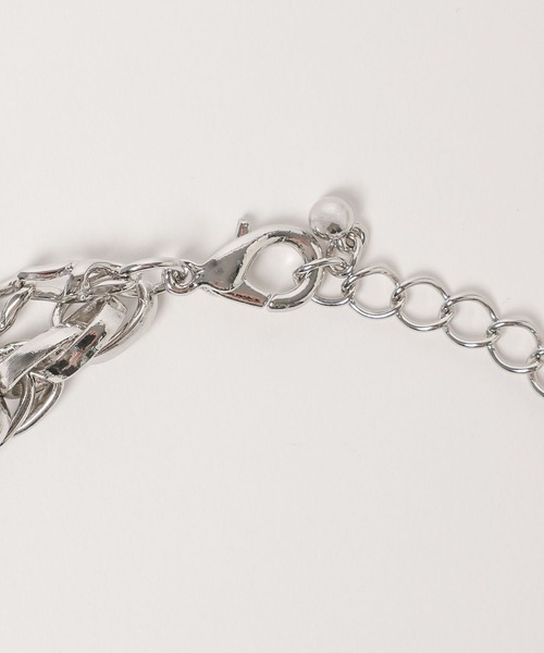 Anui（アニュイ）の「【UNISEX】Wチェーンブレスレット（ブレスレット・レディース・シルバー・FREE）」の8枚目の写真