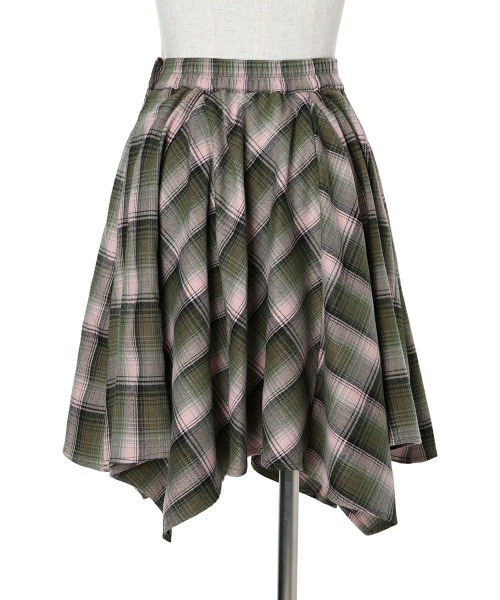 F i.n.t(フィント)の「【セットアップ対応】ランダムヘムチェックミニスカート/fint(スカート・レディース・ボルドー/ブルー/グリーン×ピンク・FREE)」の13枚目の写真