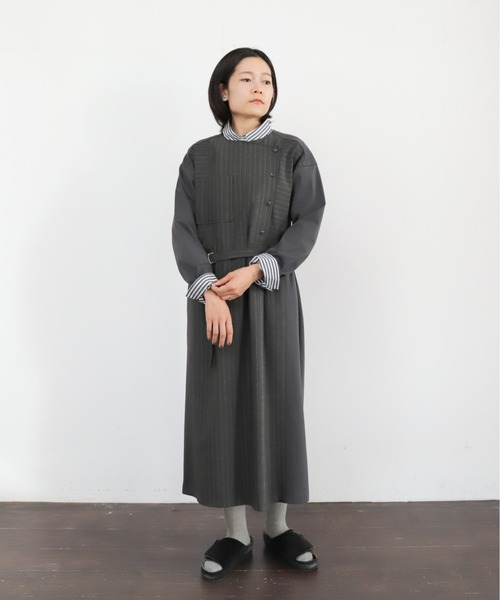 NOMBRE IMPAIR(ノンブルアンペール)の「【予約】刺繍入リロンスト レギュラーシャツ(シャツ/ブラウス・レディース・サックスブルー/ネイビー・FREE)」の5枚目の写真