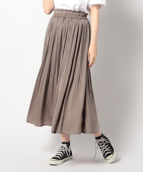Grand PARK（グランドパーク）の「新色 ヴィンテージサテンスカート（スカート・レディース・ブルー/チャコールグレー/ブラック/グレー・FREE）」の3枚目の写真
