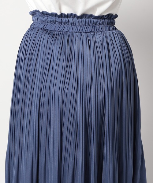 Grand PARK（グランドパーク）の「新色 ヴィンテージサテンスカート（スカート・レディース・ブルー/チャコールグレー/ブラック/グレー・FREE）」の16枚目の写真