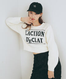 PROPORTION BODY DRESSING | カジュアルロゴニット / 1215170102(ニット/セーター)