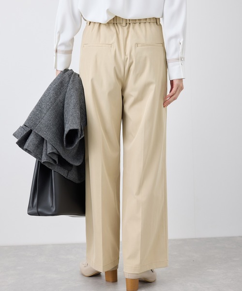 ROPE' PICNIC（ロペピクニック）の「【3サイズ展開】チノライクタックパンツ（チノパンツ・レディース・ベージュ/ネイビー・36/38/40）」の14枚目の写真