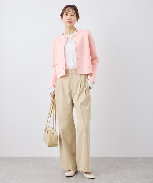 ROPE' PICNIC（ロペピクニック）の「【3サイズ展開】チノライクタックパンツ（チノパンツ・レディース・ベージュ/ネイビー・36/38/40）」の15枚目の写真