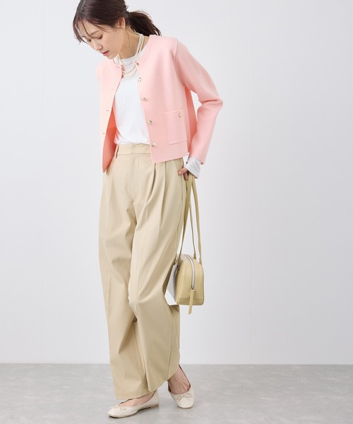 ROPE' PICNIC（ロペピクニック）の「【3サイズ展開】チノライクタックパンツ（チノパンツ・レディース・ベージュ/ネイビー・36/38/40）」の16枚目の写真