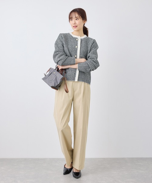 ROPE' PICNIC（ロペピクニック）の「【3サイズ展開】チノライクタックパンツ（チノパンツ・レディース・ベージュ/ネイビー・36/38/40）」の20枚目の写真