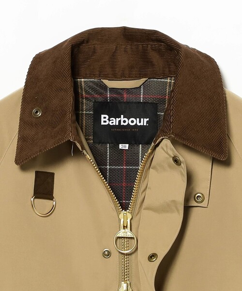 BEAMS F(ビームスエフ)の「【別注】Barbour / SPEY ウエザークロス ショートブルゾン(ブルゾン・メンズ・ブラウン系その他3/ブラック・38/34/42/36/40)」の17枚目の写真