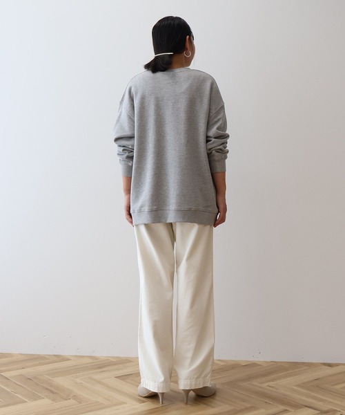 AMERICAN HOLIC(アメリカンホリック)の「綿スラブベイカーパンツ(その他パンツ・レディース・アイボリー/カーキ・S/M/L/XL)」の5枚目の写真