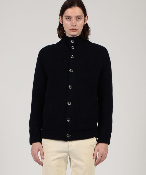 HERNO スタンドカラー ニットブルゾン（ブルゾン）｜HERNO（ヘルノ）の