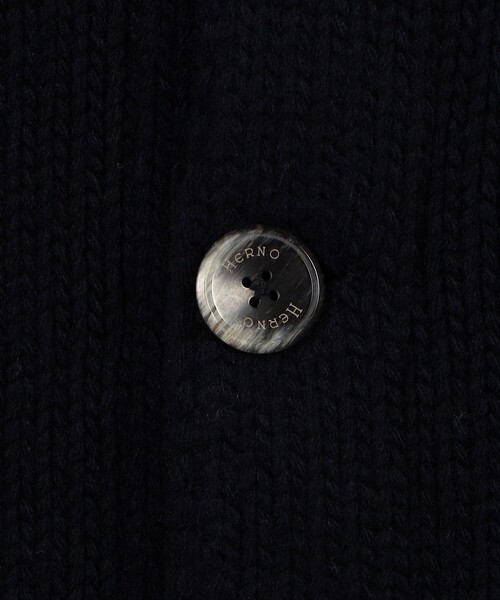 HERNO（ヘルノ）の「HERNO スタンドカラー ニットブルゾン（ブルゾン・メンズ・ネイビー/ライトグレー・50/48）」の13枚目の写真