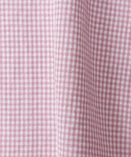 ブラウス シャツ 「夏も使える♪」Ada.別注 // U.S. POLO ASSN ボウタイ ショート丈 ボリュームスリーブ シャツブラウス チェック 夏も使える♪】Ada.別注 // U.S. POLO ASSN ボウタイ ショート丈