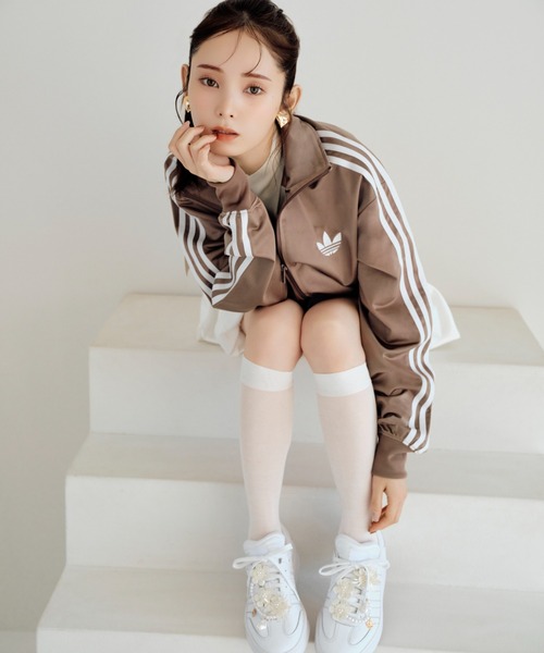 SNIDEL(スナイデル)の「ロゴシアーソックス(ソックス/靴下・レディース・ホワイト/ベージュ・FREE)」の9枚目の写真