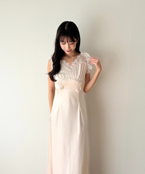 *Farm Rio* レーススリップワンピース ドレス レースミックススリップドレス（ワンピース）｜ME COUTURE（ミー