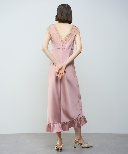 レースミックススリップドレス（ワンピース）｜ME COUTURE（ミー