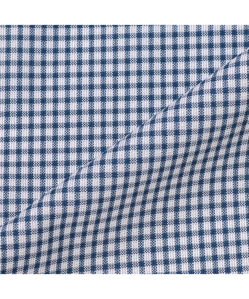 TOKYO SHIRTS（トウキョウシャツ）の「形態安定ノーアイロン ボタンダウン ニット 長袖ストレッチビジネスワイシャツ（ビジネスシャツ・メンズ・ブルー・首回り39cm-裄丈80cm/首回り39cm-裄丈84cm/首回り41cm-裄丈82cm/首回り41cm-裄丈86cm/首回り43cm-裄丈86cm/首回り42cm-裄丈82cm/首回り42cm-裄丈86cm/首回り37cm-裄丈80cm/首回り43cm-裄丈82cm）」の5枚目の写真