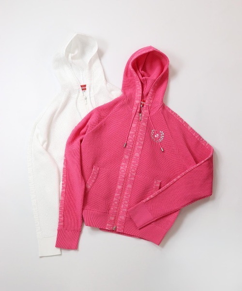 archivio(アルチビオ)の「<LADIES>メッシュジップブルゾン(ブルゾン・レディース・ホワイト/ピンク・S/M)」の16枚目の写真