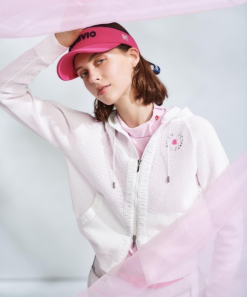 さ☆美品【archivio】ブルゾン メッシュジャケット フルジップ セール】<LADIES>メッシュジップブルゾン（ブルゾン）｜archivio