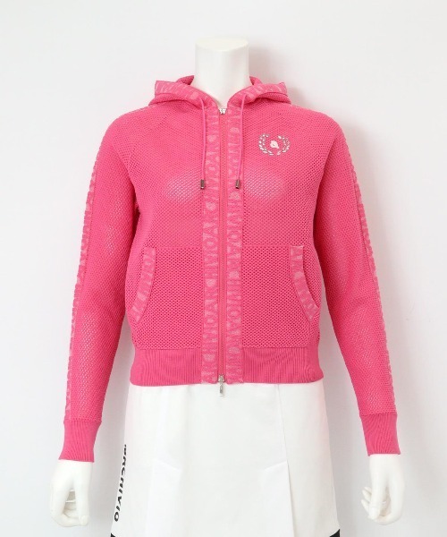archivio(アルチビオ)の「<LADIES>メッシュジップブルゾン(ブルゾン・レディース・ホワイト/ピンク・S/M)」の4枚目の写真