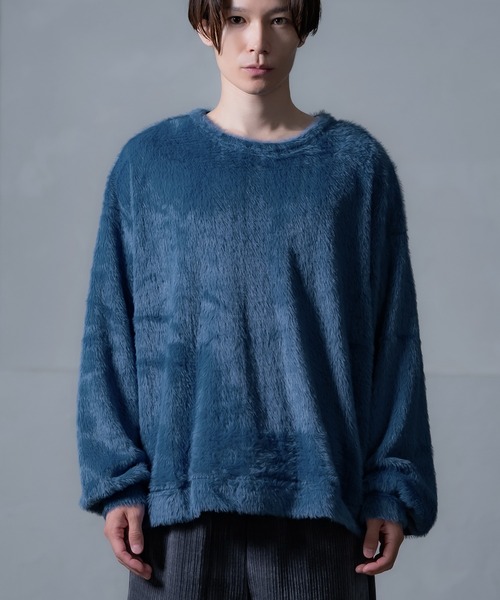 Crownor（クラウノアー）の「シャギー トレーナー（スウェット・メンズ・グレー/チャコール/ブルー・MEDIUM/LARGE）」の16枚目の写真