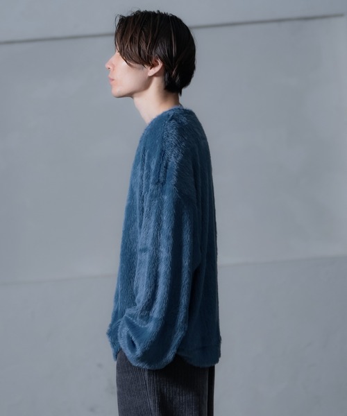 Crownor（クラウノアー）の「シャギー トレーナー（スウェット・メンズ・グレー/チャコール/ブルー・MEDIUM/LARGE）」の17枚目の写真