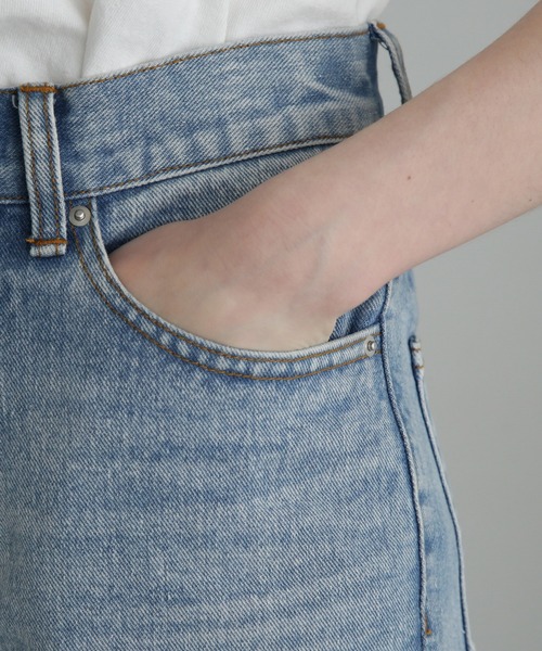 ROSE BUD（ローズバッド）の「(CREOLME)ダメージデニムパンツ（デニムパンツ・レディース・ブラック/ブルー・S/M）」の18枚目の写真