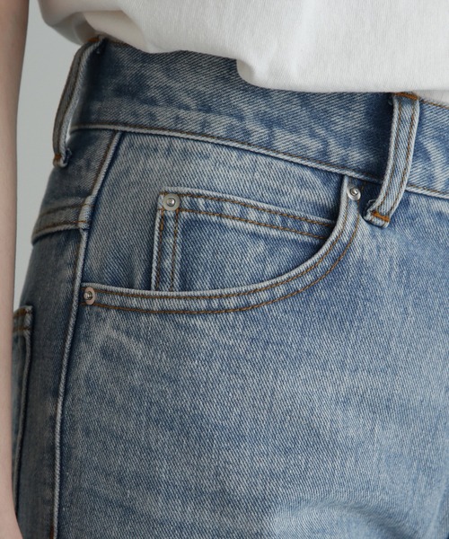 ROSE BUD（ローズバッド）の「(CREOLME)ダメージデニムパンツ（デニムパンツ・レディース・ブラック/ブルー・S/M）」の19枚目の写真