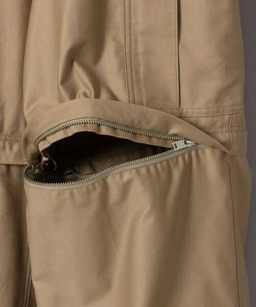 SUGARHILL(シュガーヒル)の「【SUGARHILL】ZIP CARGO TROUSERS(カーゴパンツ・メンズ・カーキ/ネイビー/ベージュ・30inch/28inch)」の8枚目の写真