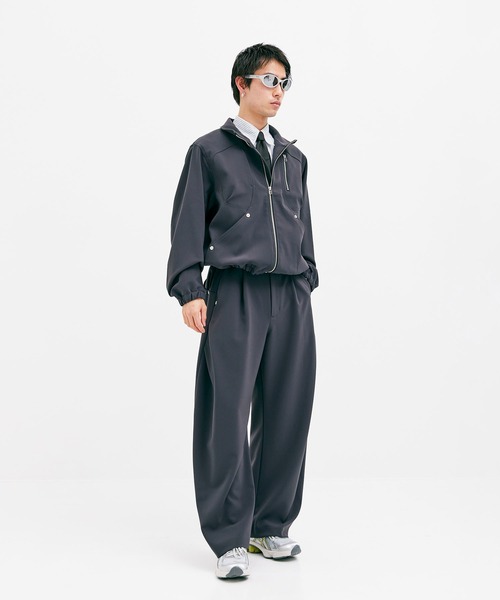 カーブレッグトラウザー ダブルクロス（スラックス）｜CONZ