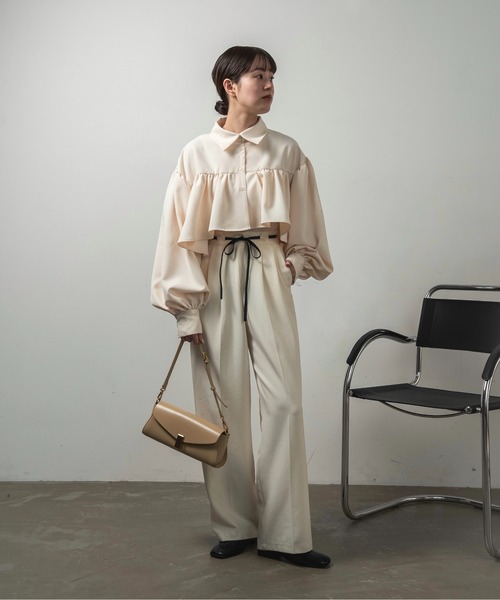 ohga ギャザーブラウス　gather blouse gather blouse | ギャザーブラウス – Nos class