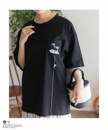 【TOM&JERRY】 ポケット付きTシャツ