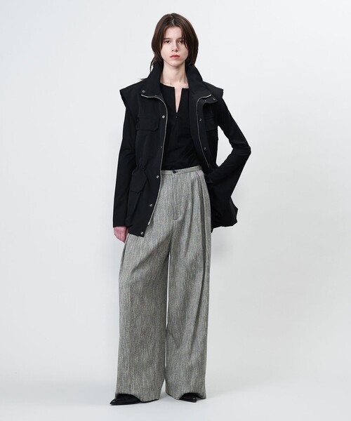 ASTRAET（アストラット）の「＜ASTRAET＞ミリタリー ベスト（ミリタリージャケット・レディース・ブラック・FREE）」の5枚目の写真