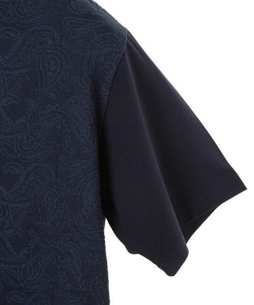 MEN'S BIGI(メンズビギ)の「【TIE YOUR TIE/タイ ユア タイ】別注 クルーネックTEE<接触冷感>(Tシャツ/カットソー・メンズ・ネイビー/ホワイト系その他・01/02/03)」の5枚目の写真